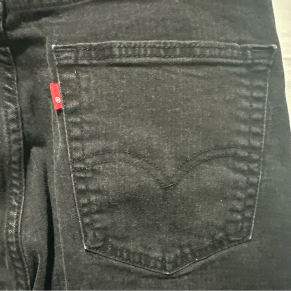 Levi’s 505 Men’s Regular Fit Black Denim 32x34 - Picture 6 of 10